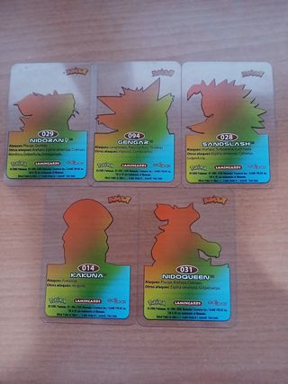 Cartas Pokémon Lamincards Coleccionables