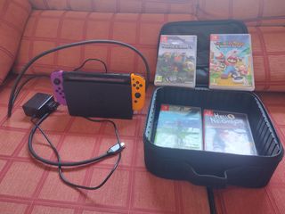 Nintendo Switch con juegos 