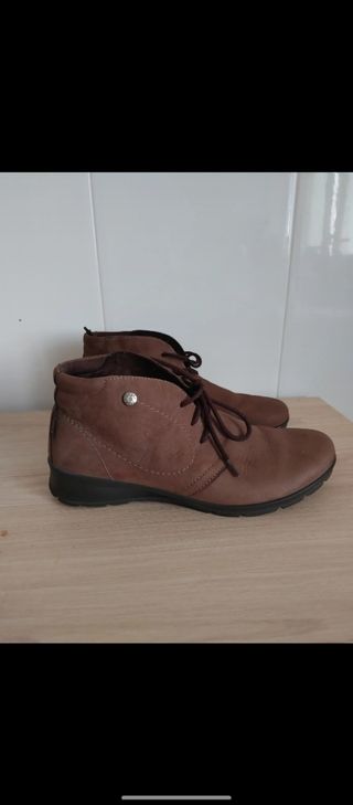 Botines mujer marrones