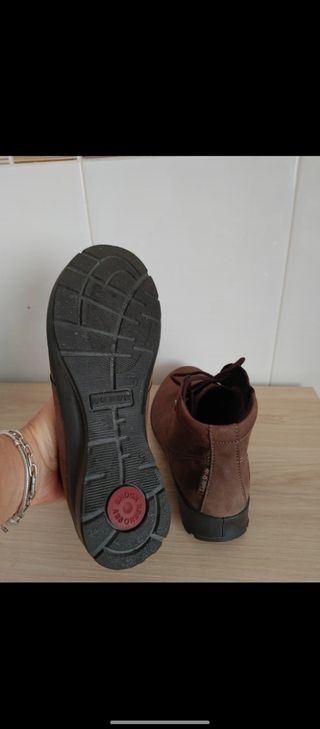 Botines mujer marrones