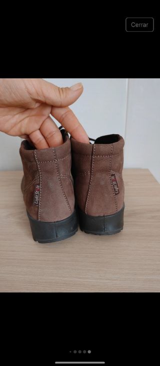 Botines mujer marrones