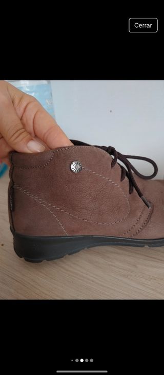 Botines mujer marrones