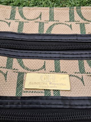 Bandolera CH Beige y Verde