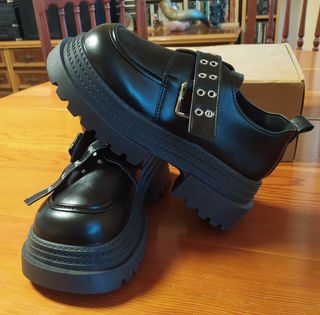 Zapatos plataforma mujer negros talla 37