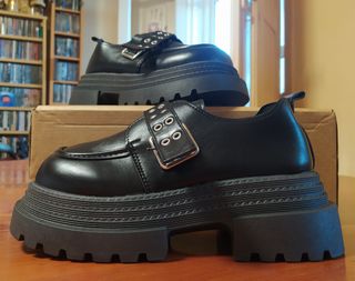 Zapatos plataforma mujer negros talla 37