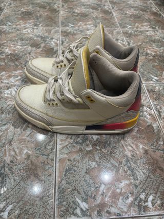 Jordan 3 J Balvin Beige Multicolor