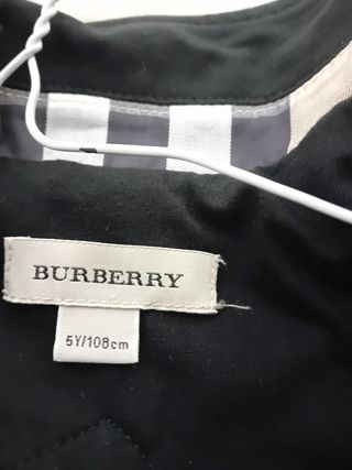 Giacca Burberry bambina nera
