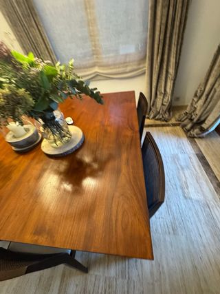 Mesa Comedor Teka + 6 sillas de Andreu WORLD 