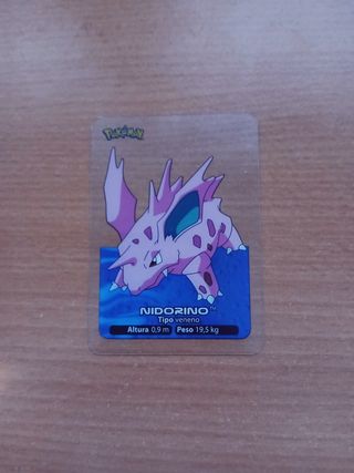 Carta Lamincard Nidorino Pokémon