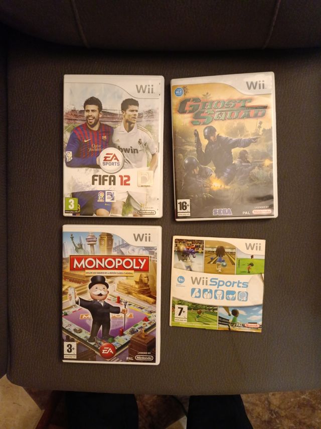 Lote 4 JUEGOS NINTENDO Wii. Regalo otros 10 juegos