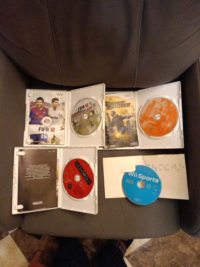 Lote 4 JUEGOS NINTENDO Wii. Regalo otros 10 juegos