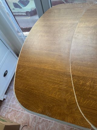 Mesa de madera extensible