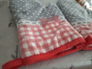 Guantes de cocina lunares y cuadros