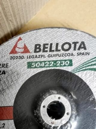 Lote 24 discos corte piedra Bellota 230