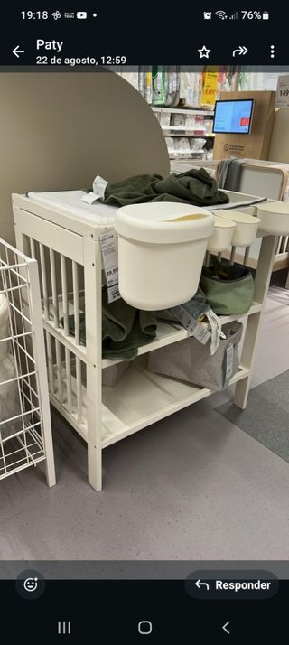 Cambiador bebé IKEA Gulliver
