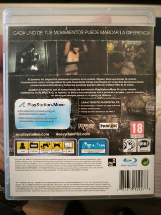 JUEGO HEAVY RAIN MOVE EDITION PS3