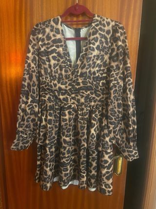 Vestido estampado animal print