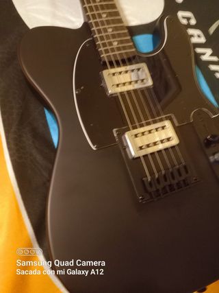 Guitarra eléctrica Harley benton te modificada