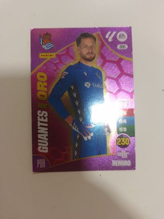 Laliga Adrenalin cromo. Remiro
