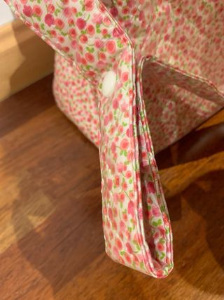 Bolso cambiador bebé floral