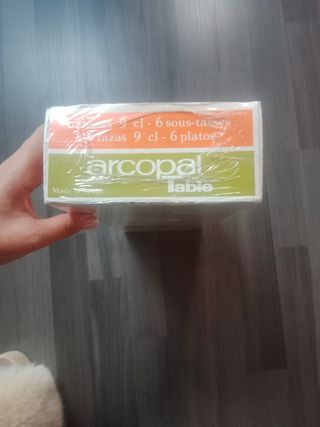 Tazas y platos Arcopal