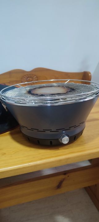 Barbacoa portátil sin humos