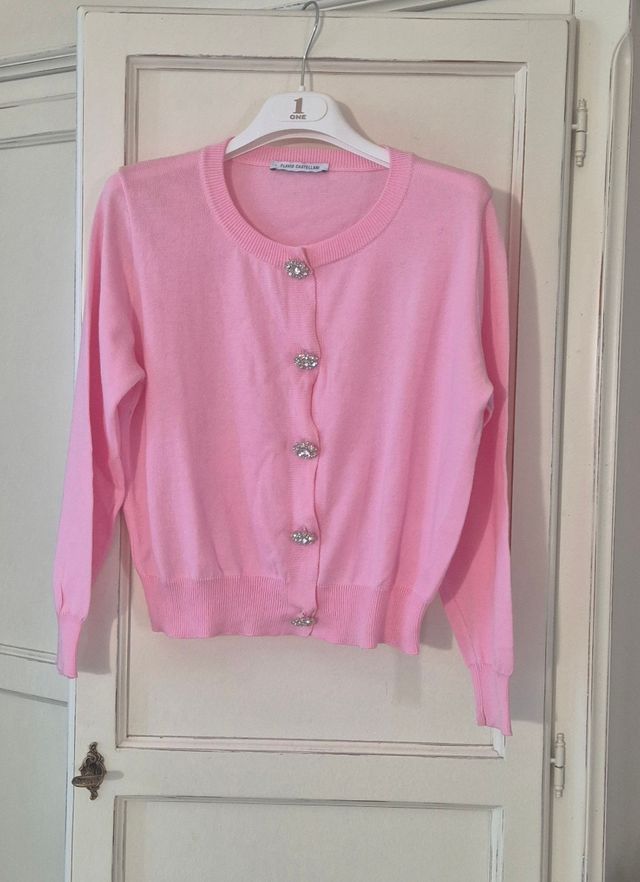 Cardigan Flavio Castellani rosa taglia unica