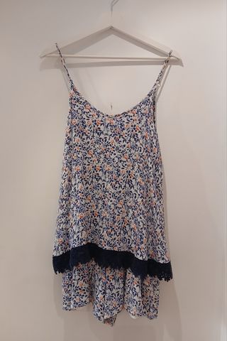 Mono corto tirantes estampado floral