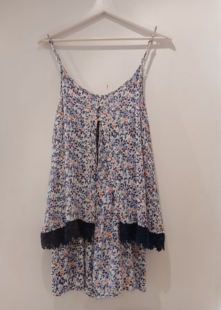 Mono corto tirantes estampado floral