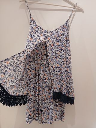 Mono corto tirantes estampado floral