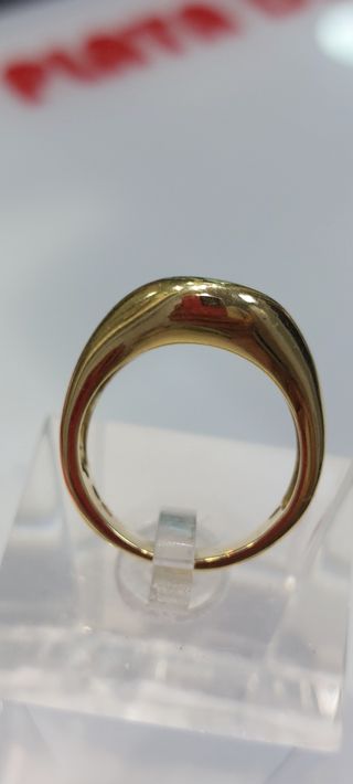 Anillo Oro Amarillo y Diamantes
