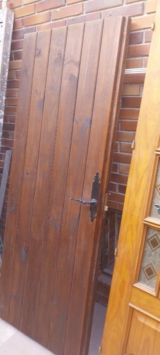 Hoja de puerta de madera 72