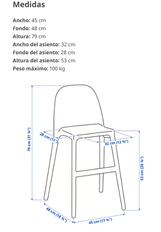 Silla alta infantil IKEA Urban
