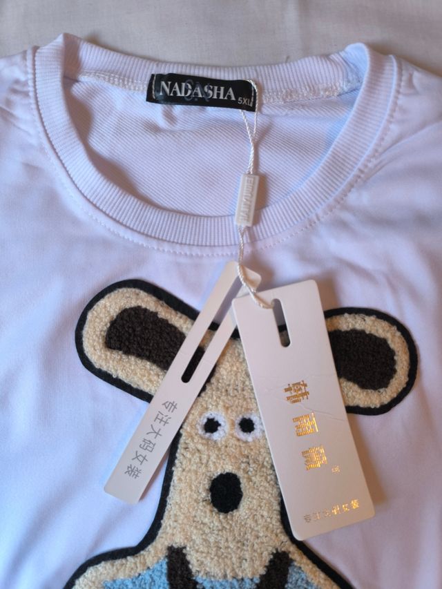 Camiseta NADASHA niña oso dibujo