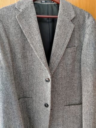 Americana Zara Gris Hombre