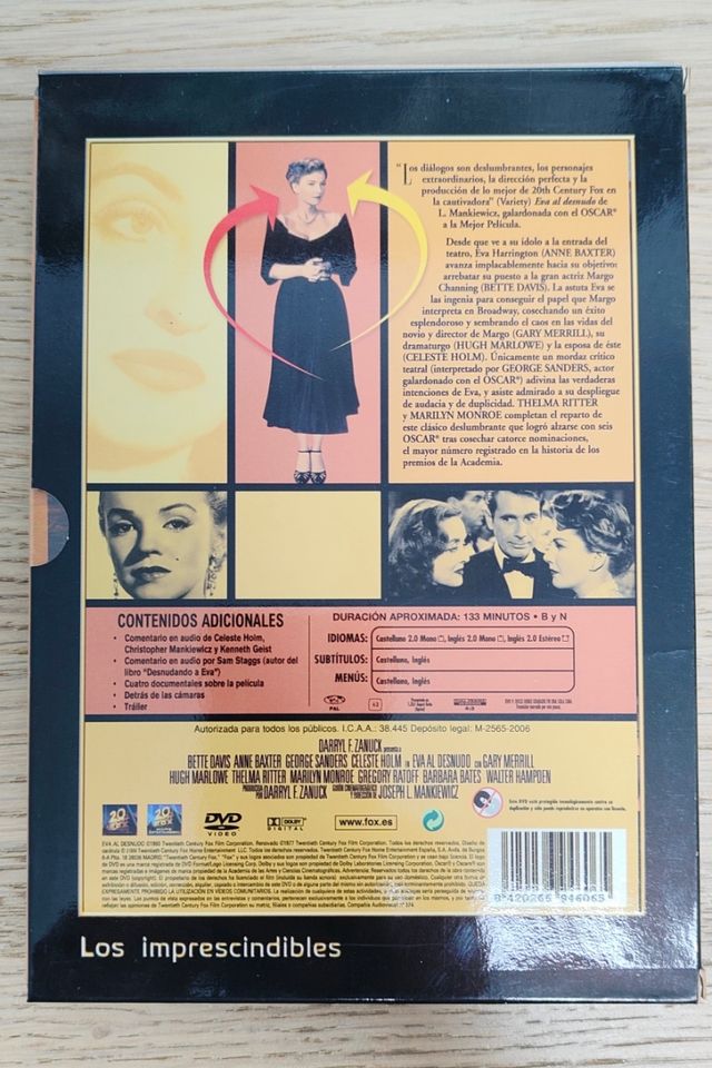 Eva al desnudo DVD Edición Coleccionista