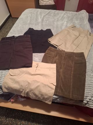 Lote 5 Faldas Talla 40 Mango Zara
