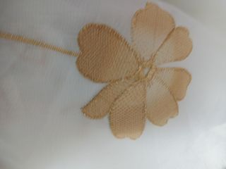 Cortina bordada dorada y blanca Solo tengo 1