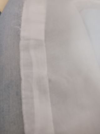 Cortina bordada dorada y blanca Solo tengo 1