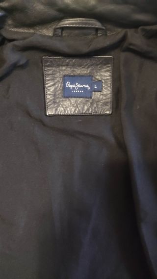 Chaqueta de cuero Pepe Jeans Marrón oscura