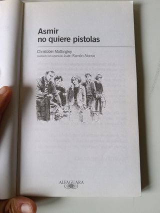 Libro Asmir no quiere pistolas (Vicens Vives)