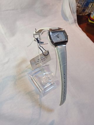 Reloj Racer Blanco y Plateado