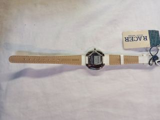 Reloj Racer Blanco y Plateado