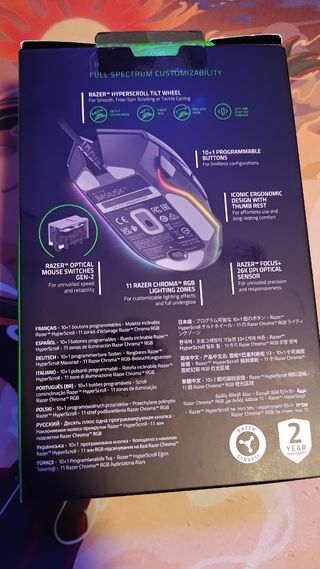Razer Basilisk V3 Ratón Gaming RGB