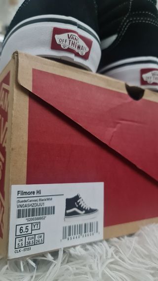 Zapatillas Vans Filmore Hi Negras Unisex