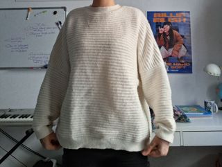 Jersey beige talla única