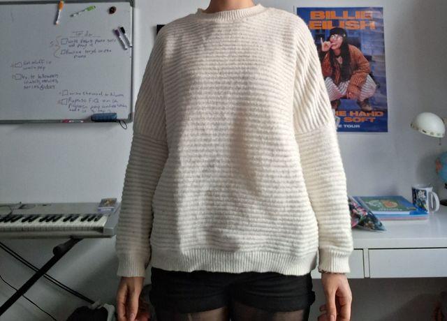 Jersey beige talla única