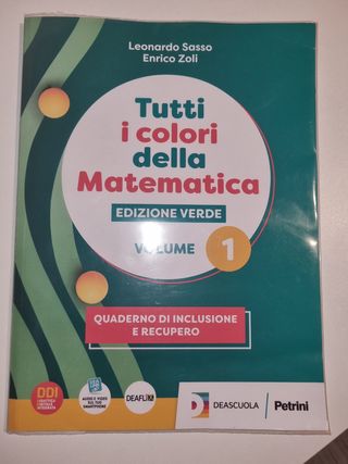 Libro scolastico Tutti i colori della matematica