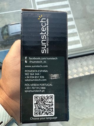 Radio Portátil Sunstech MIRA - RPDS32