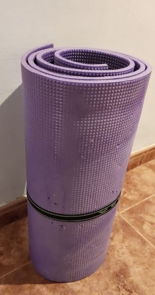 Esterilla yoga morada